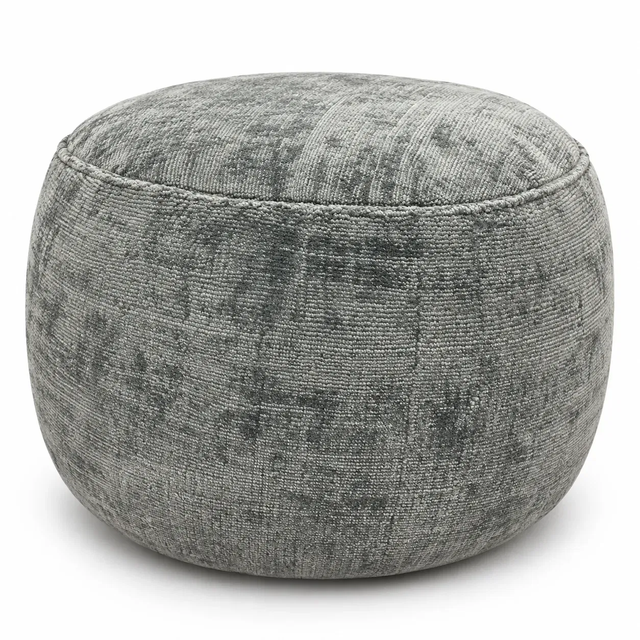 Cosmo Pouf, round pouf, full view
