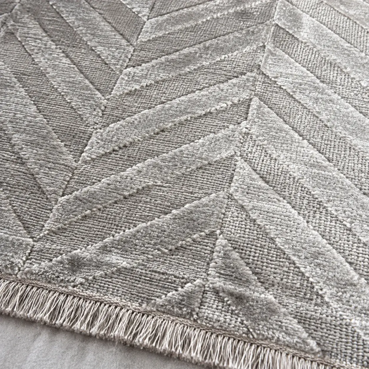 Close view of the Estuary Rug showing its texture and detail