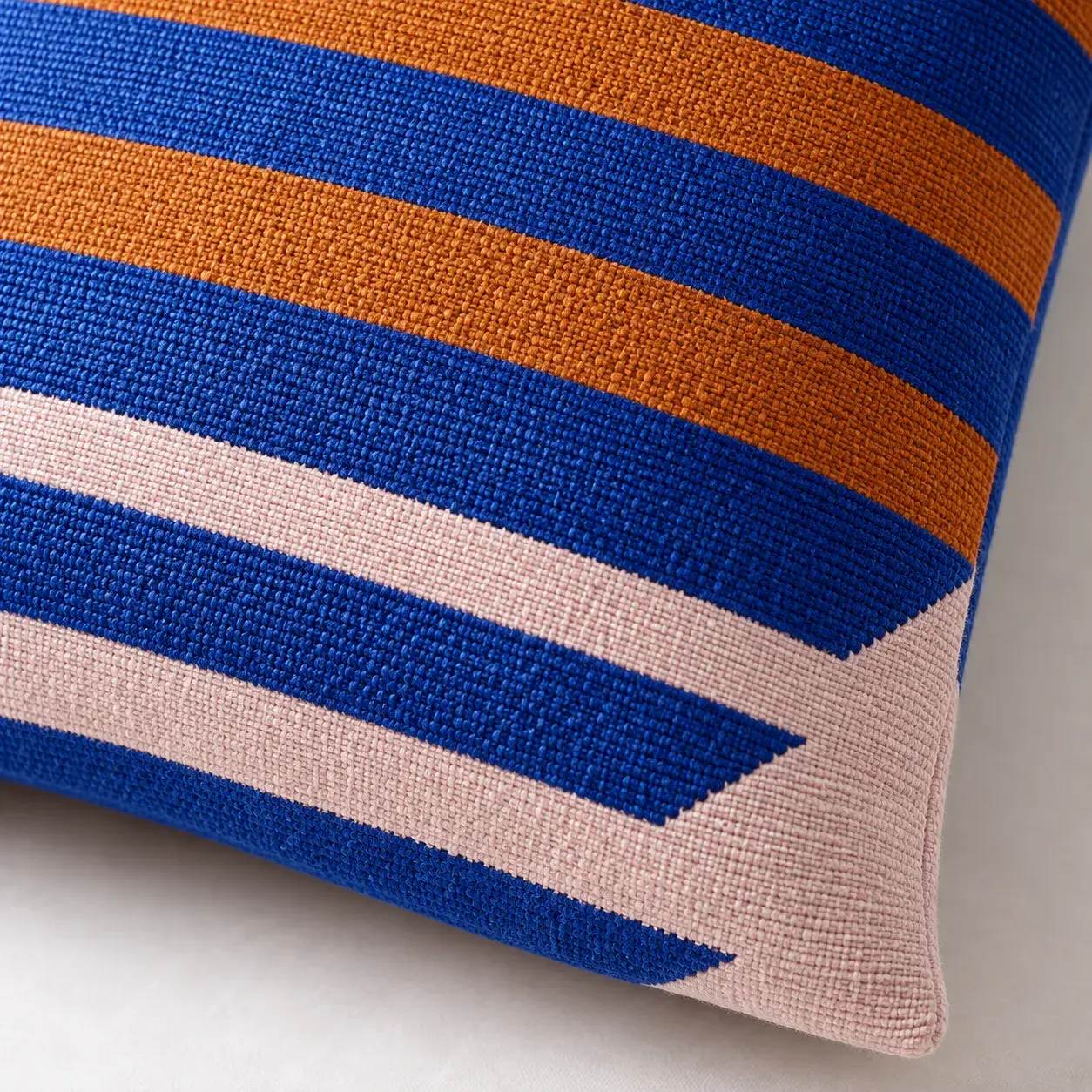 Close view of the Florence Cushion Cover showing its texture and detail