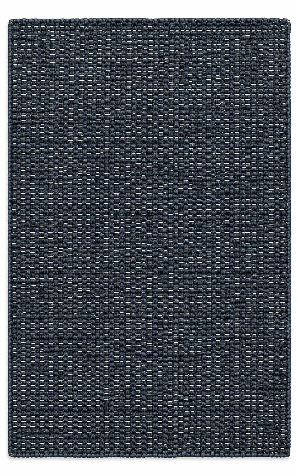 Close view of the Genevieve Rug in blue showing its texture and detail