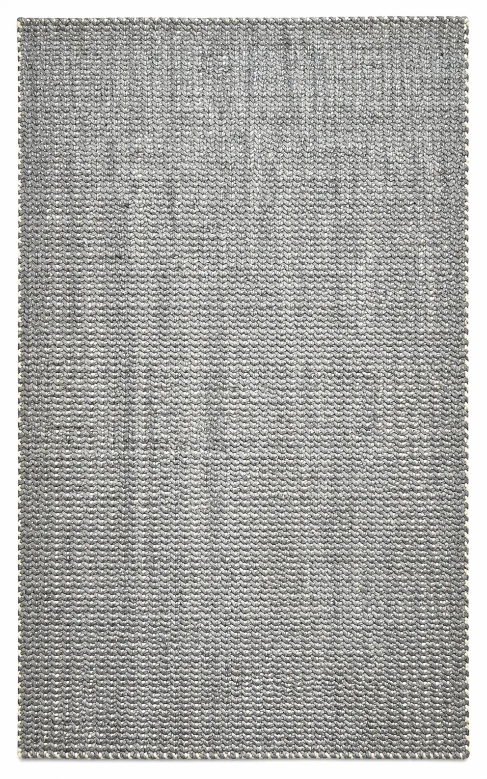 Hazel Rug in grey white, flatweave geometric pattern rug, full view