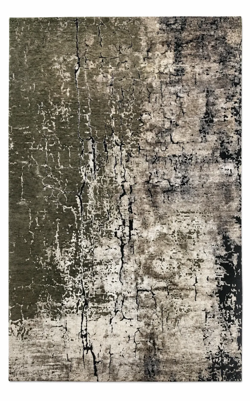 Kaia Rug, hand-knotted patterned rug, full view