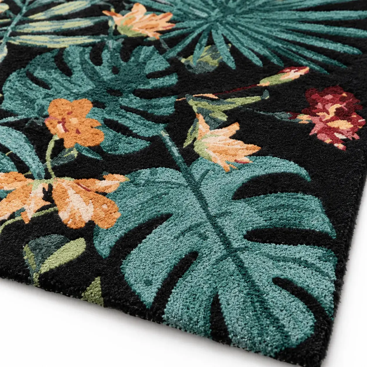 Close view of the Lorna Rug showing its texture and detail