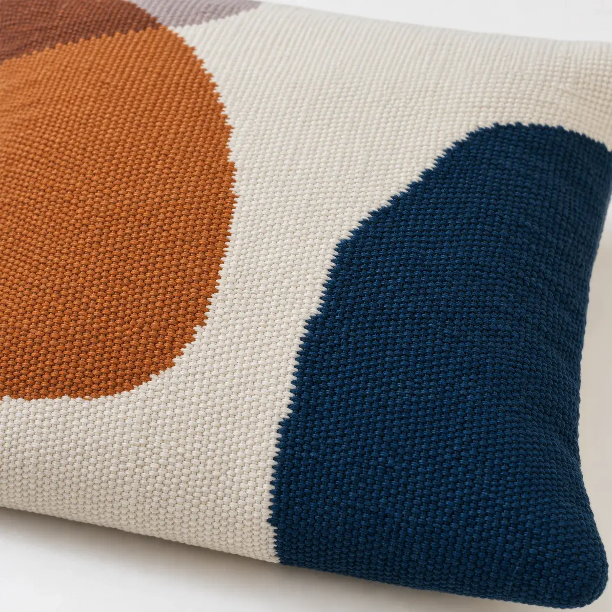 Close view of the Sigrid Cushion Cover showing its texture and detail