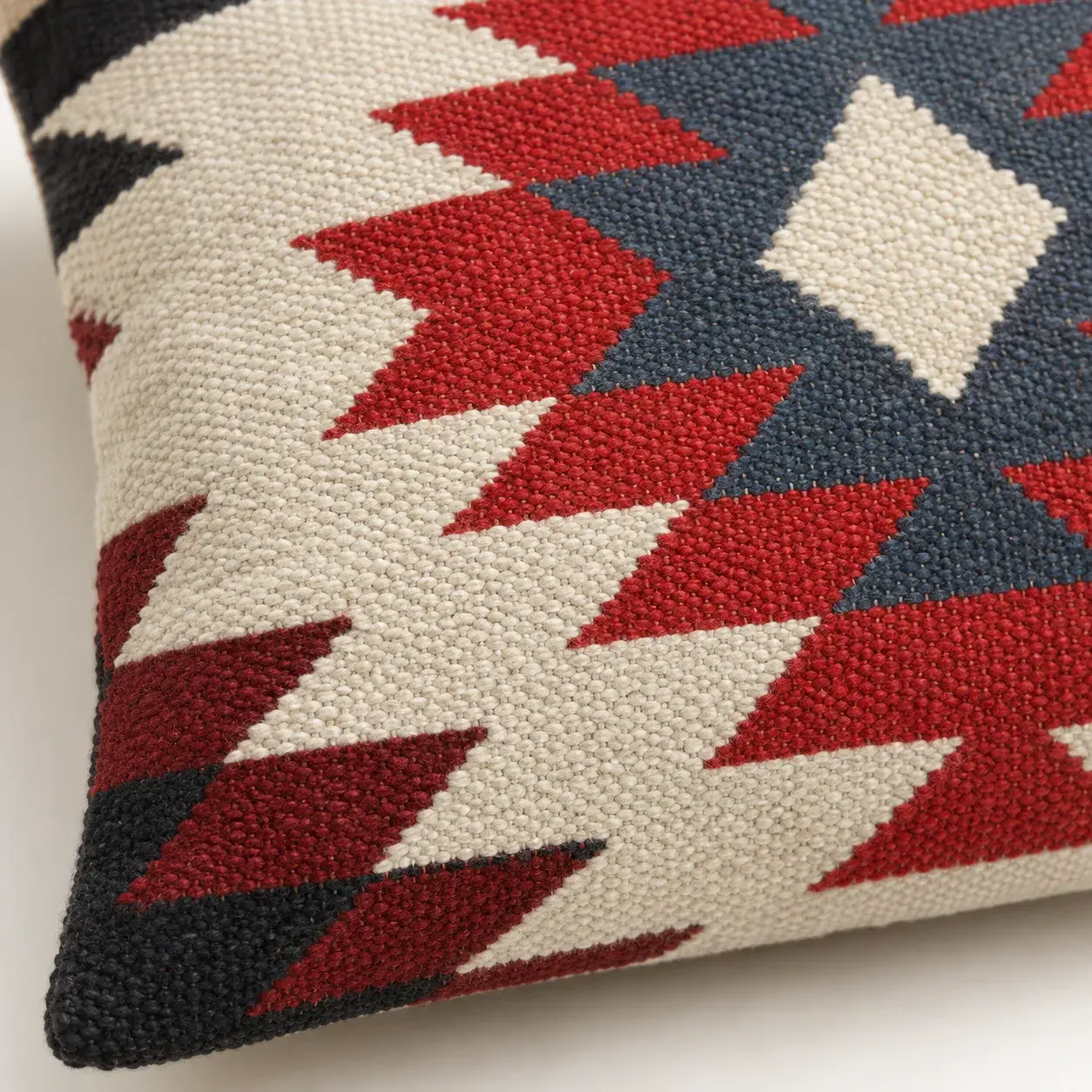Close view of the Thea Cushion Cover showing its texture and detail