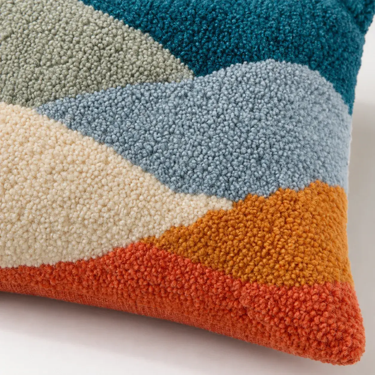 Close view of the Thistle Cushion Cover showing its texture and detail