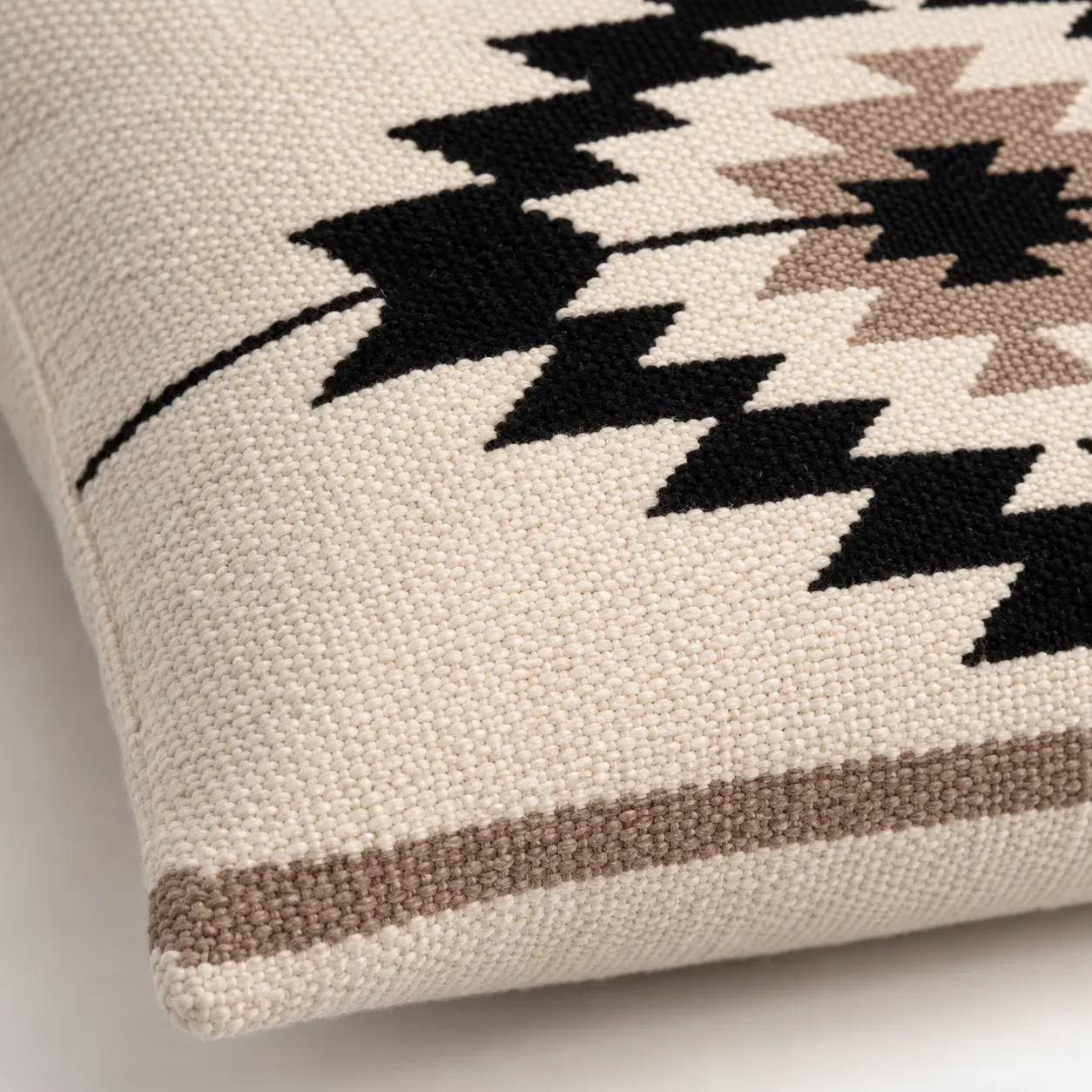 Close view of the Vito Cushion Cover showing its texture and detail