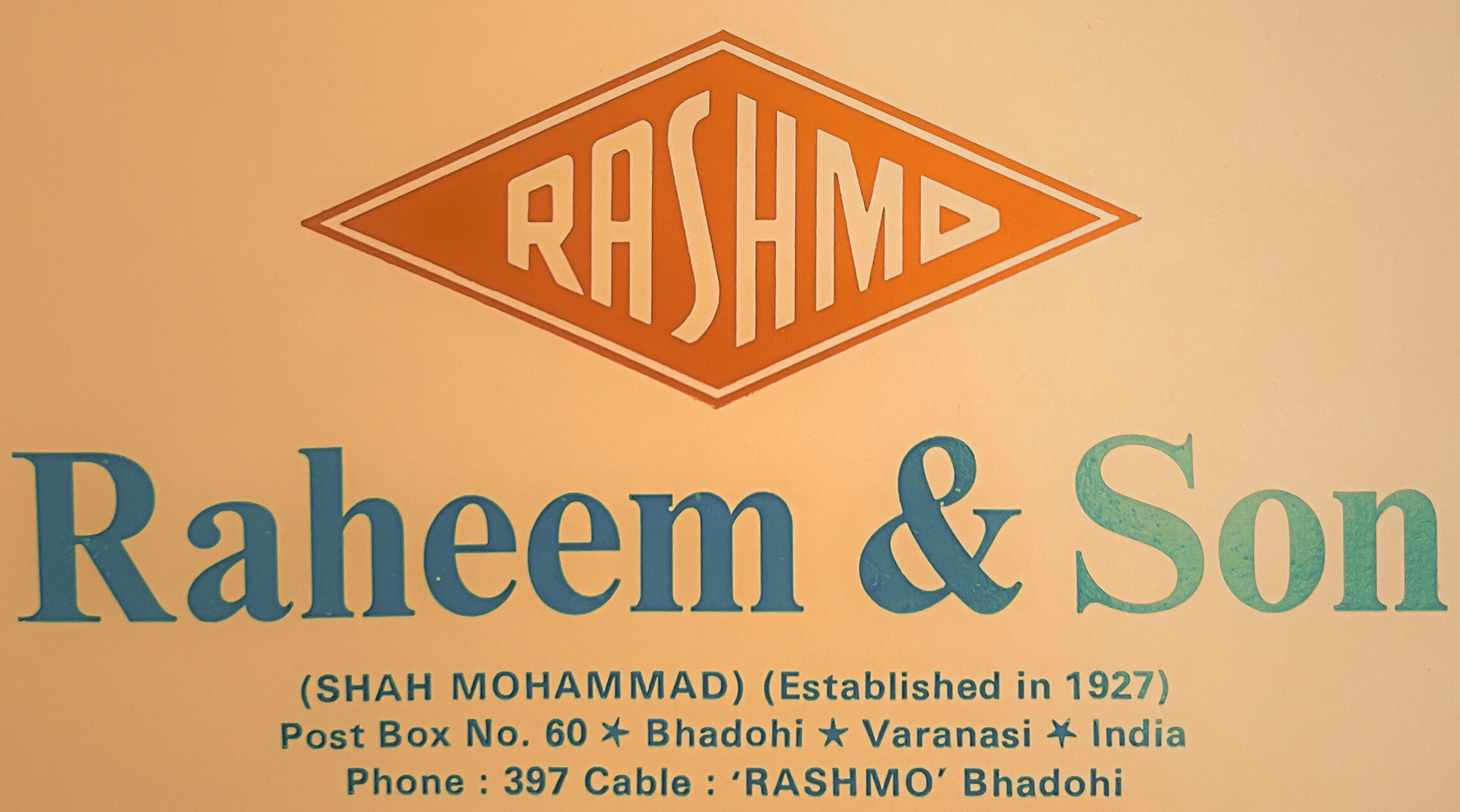From the Raheem & Son archive