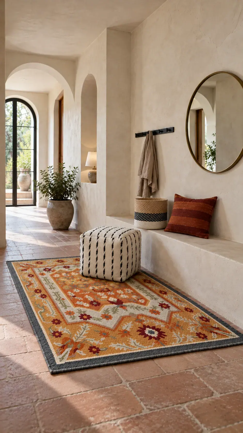 Adobe edit: Terracotta Hours, a digitally styled room scene