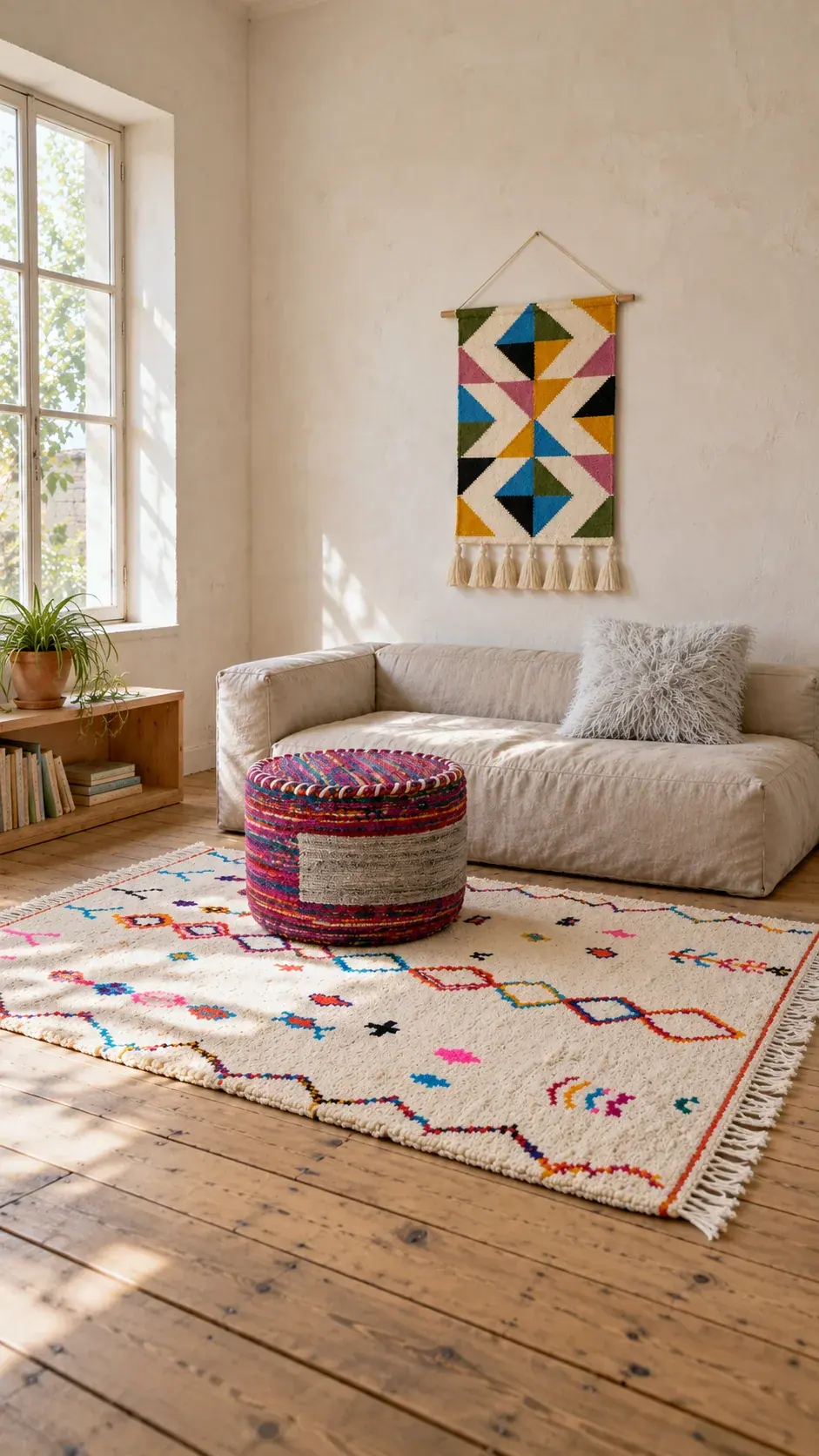 Confetti edit: Party On The Floor, a digitally styled room scene