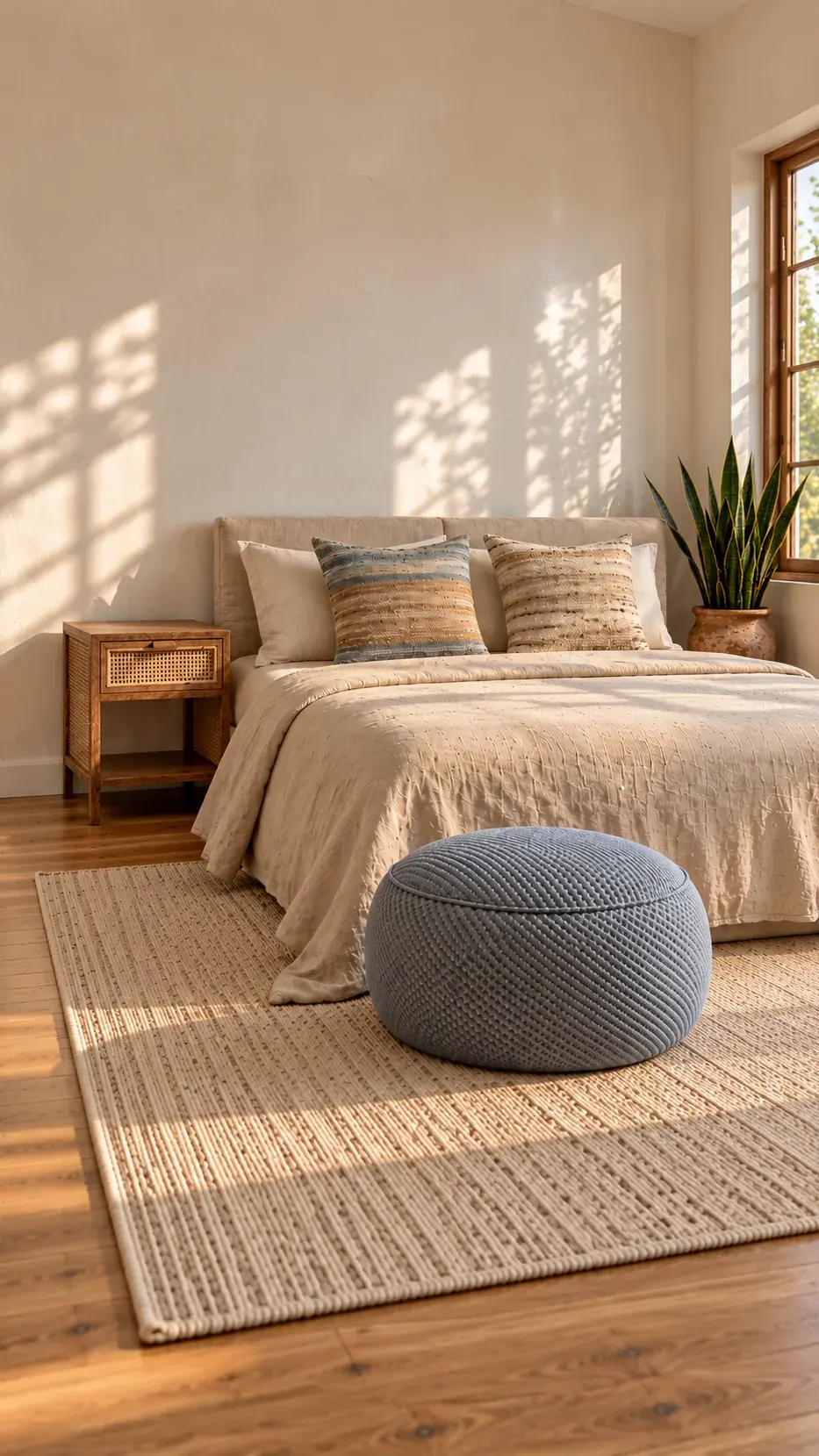 Linen Light edit: Sun On White Linen, a digitally styled room scene