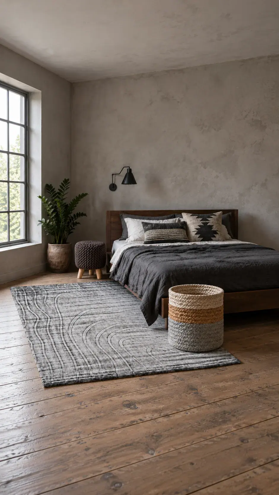 Pewter edit: Grey Mornings, Warm Corners, a digitally styled room scene