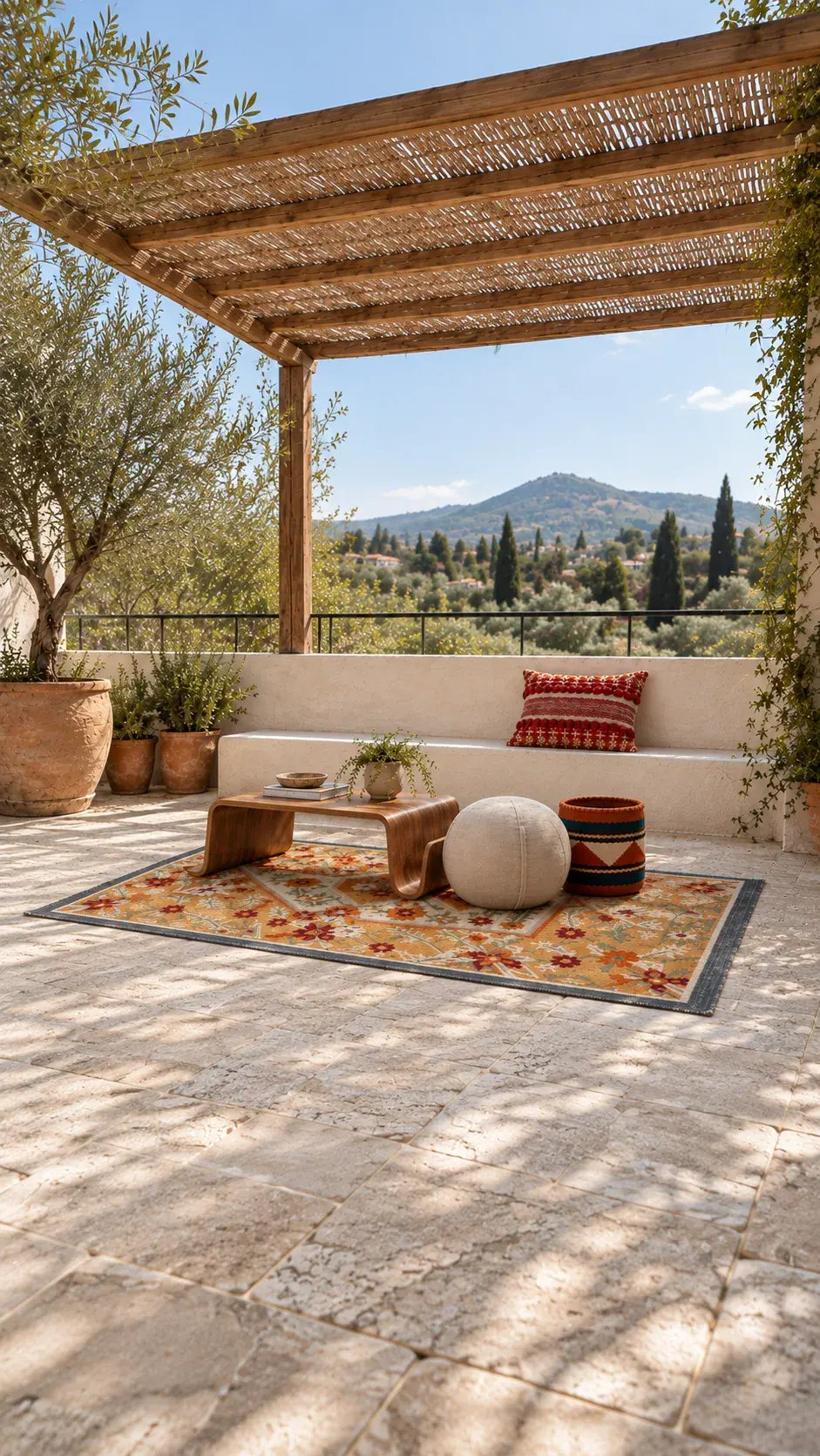 Terrace edit: Open Air, Open Hills, a digitally styled room scene