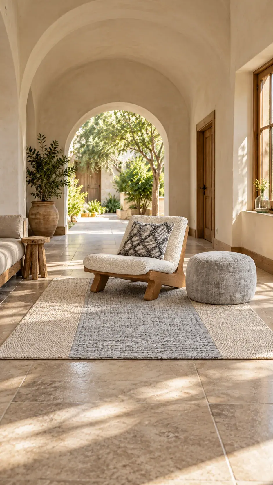The Arch edit: Light Through The Arch, a digitally styled room scene
